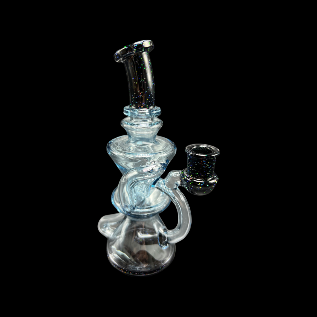 CaptnCronic Glass Mini TwoAndThrough w/ Crushed Opal