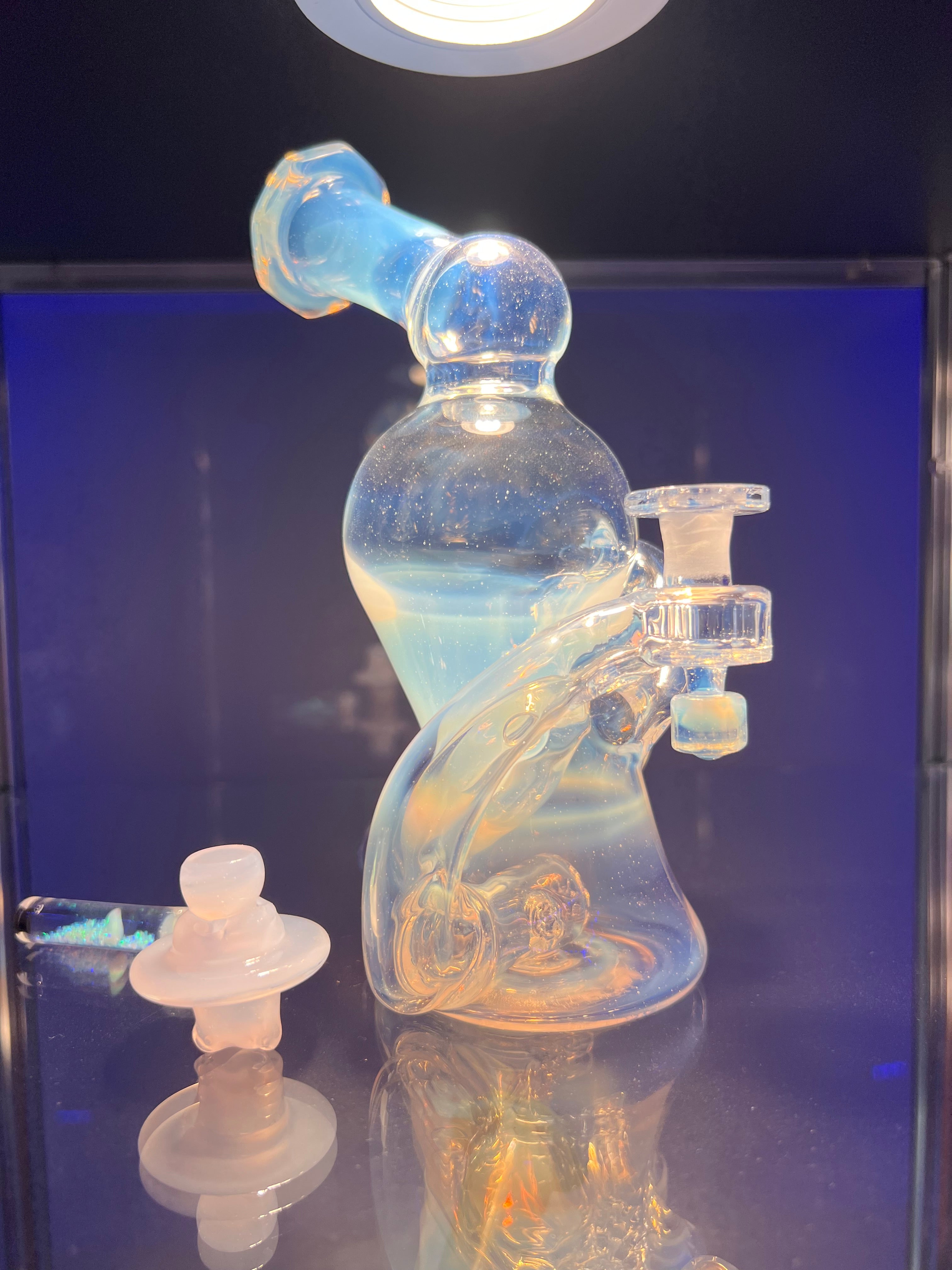 Teigeiro Glass Ghost Double-Up Recycler