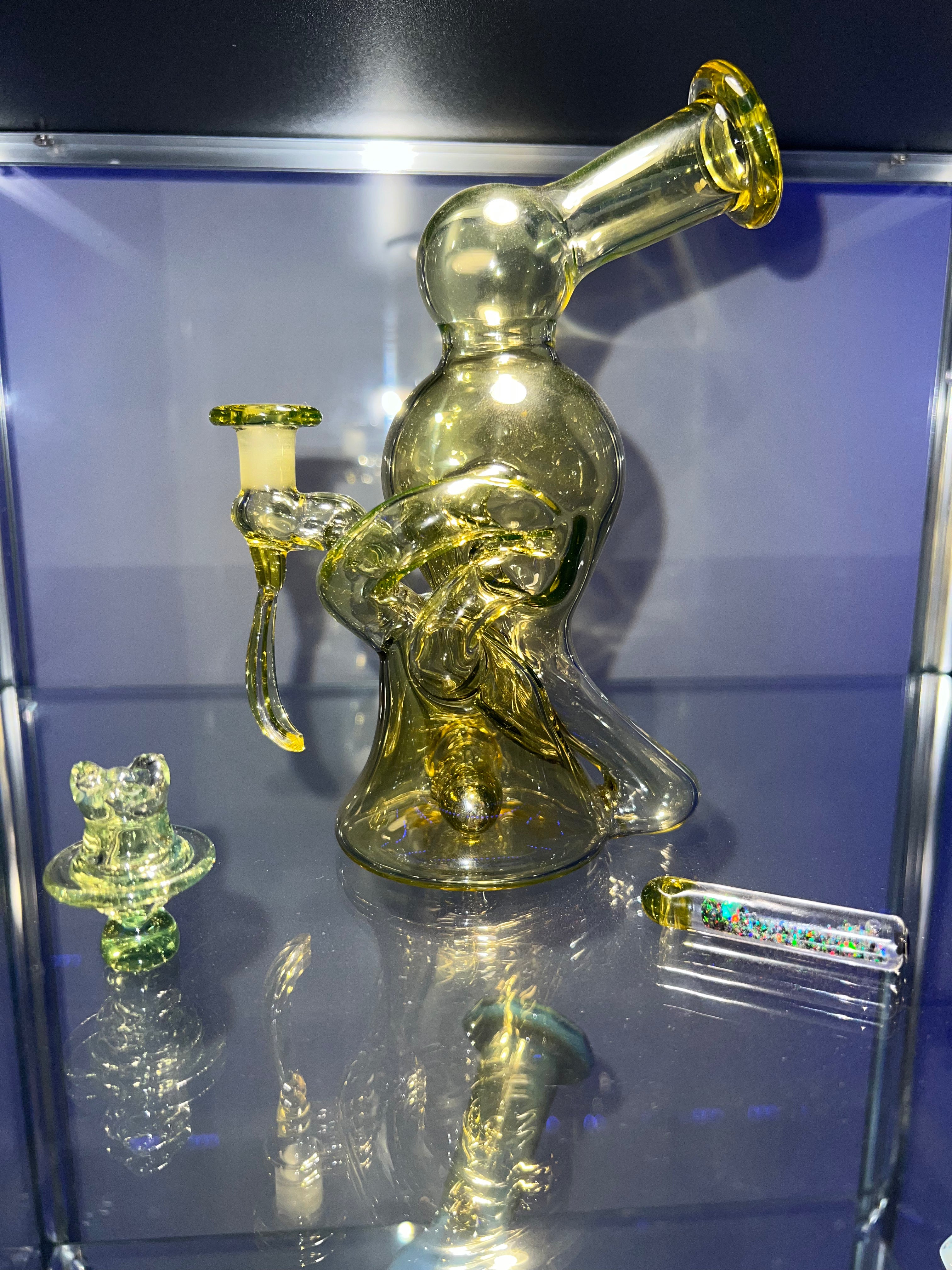 Teigeiro Glass Citrine Double-Up Recycler