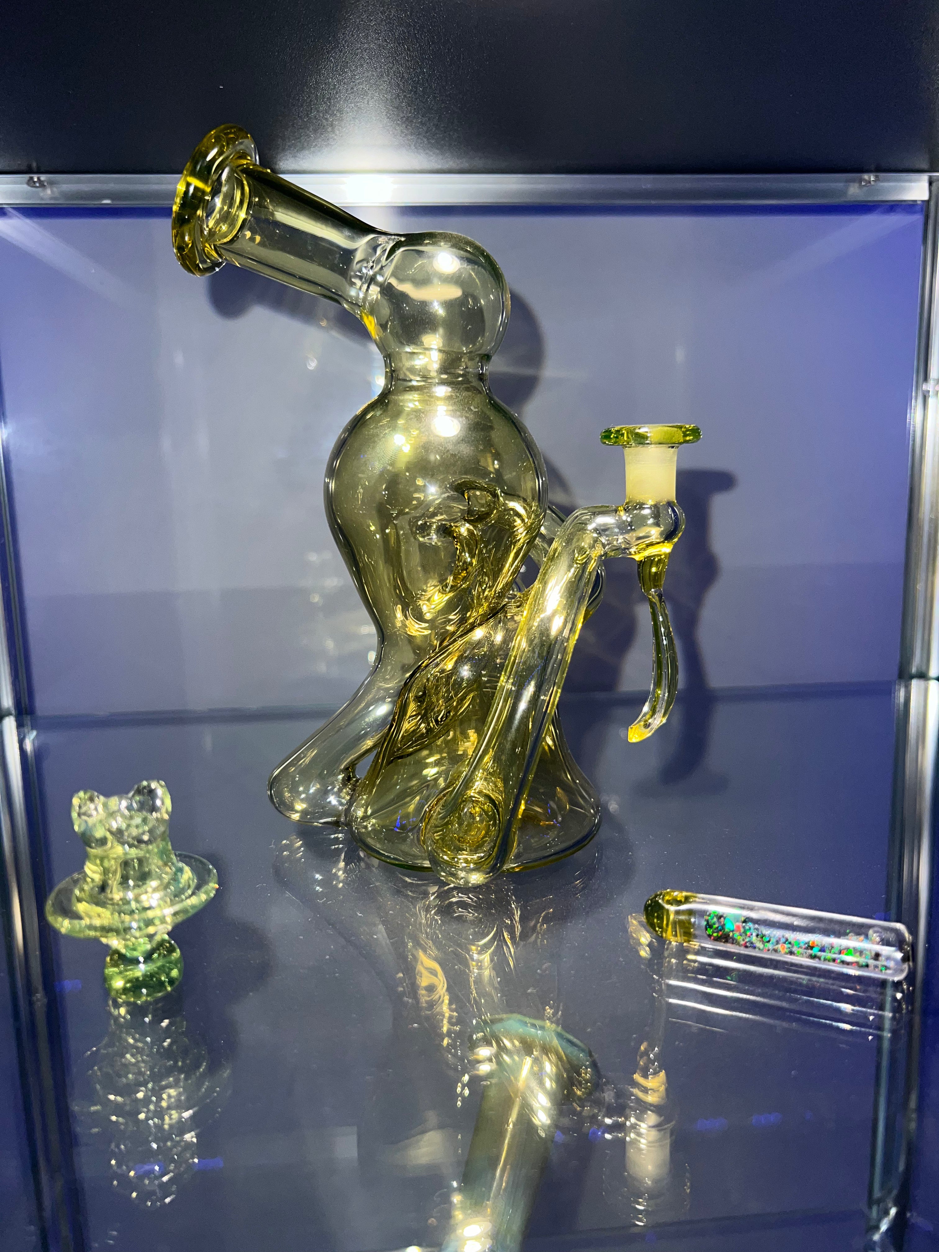 Teigeiro Glass Citrine Double-Up Recycler