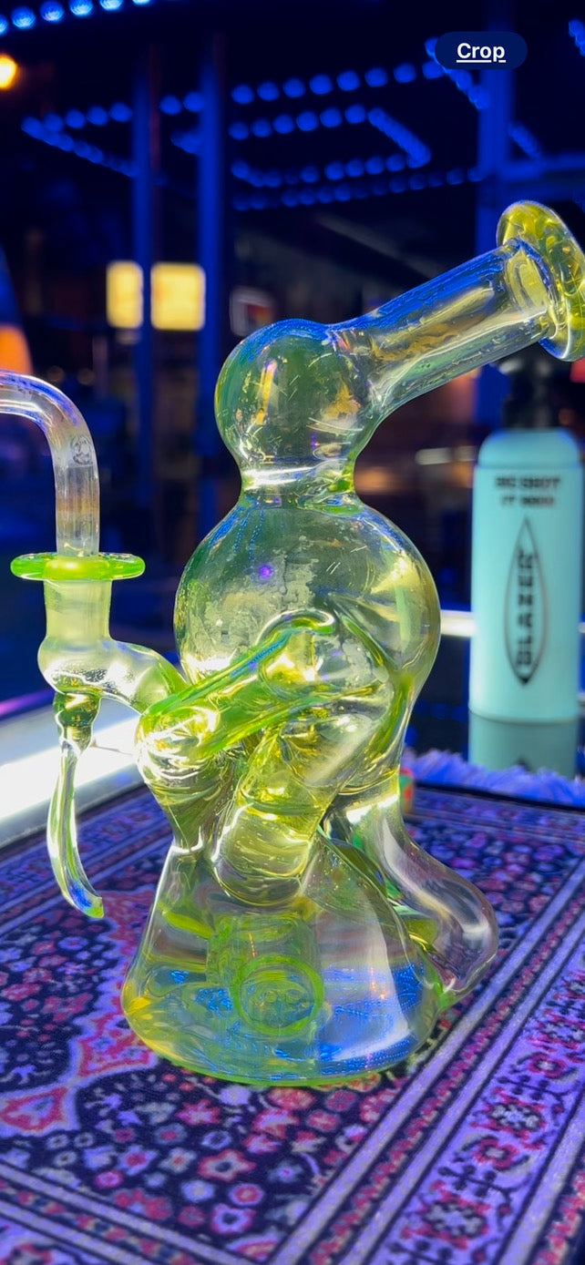 Teigeiro Glass Citrine Double-Up Recycler