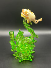 Load image into Gallery viewer, Jahni Glass / Spitter #48, Silver Strike 5, Spitting Lime Juice
