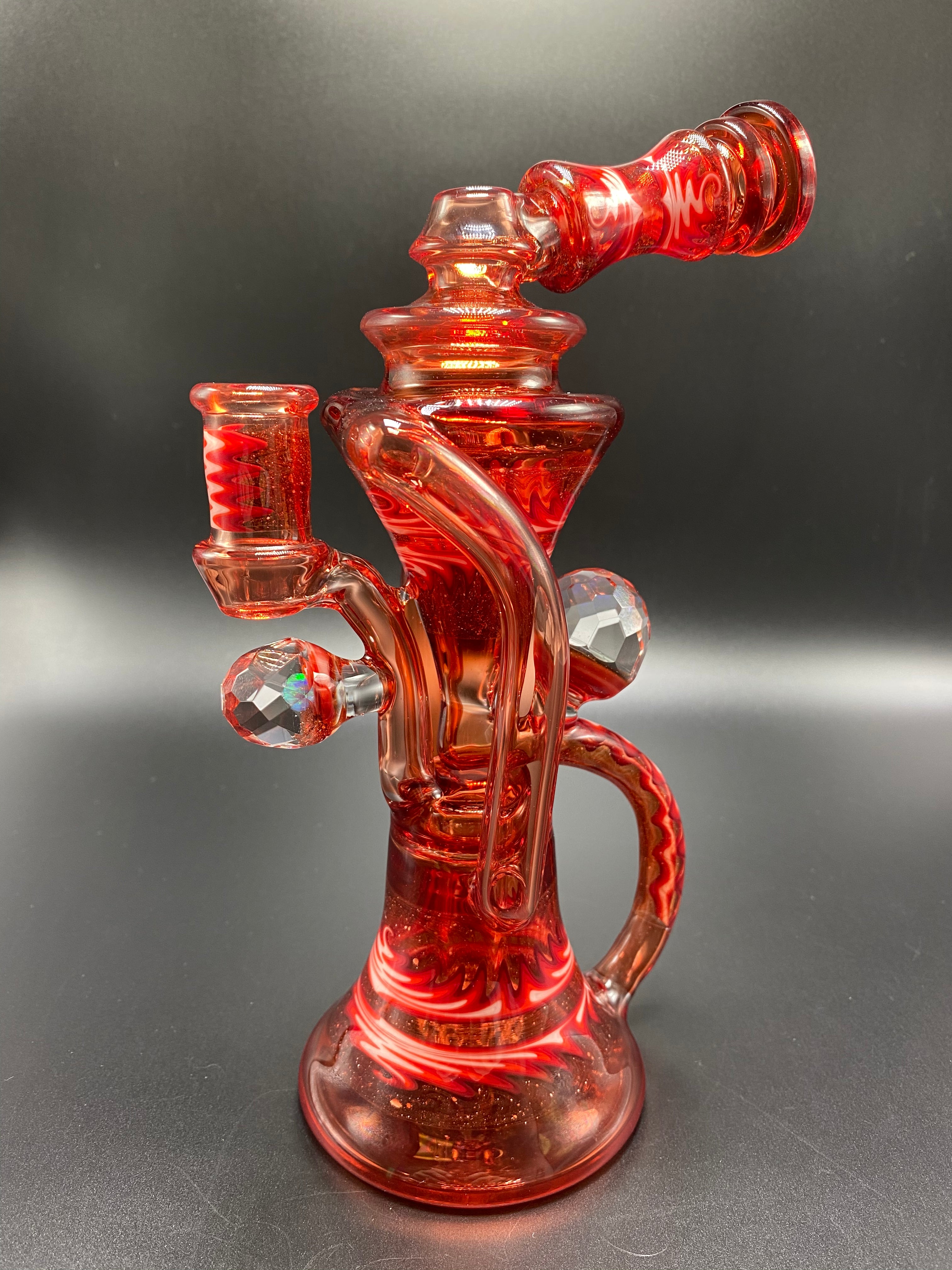 Distortion Glass / Pomegranate Floating Recycler