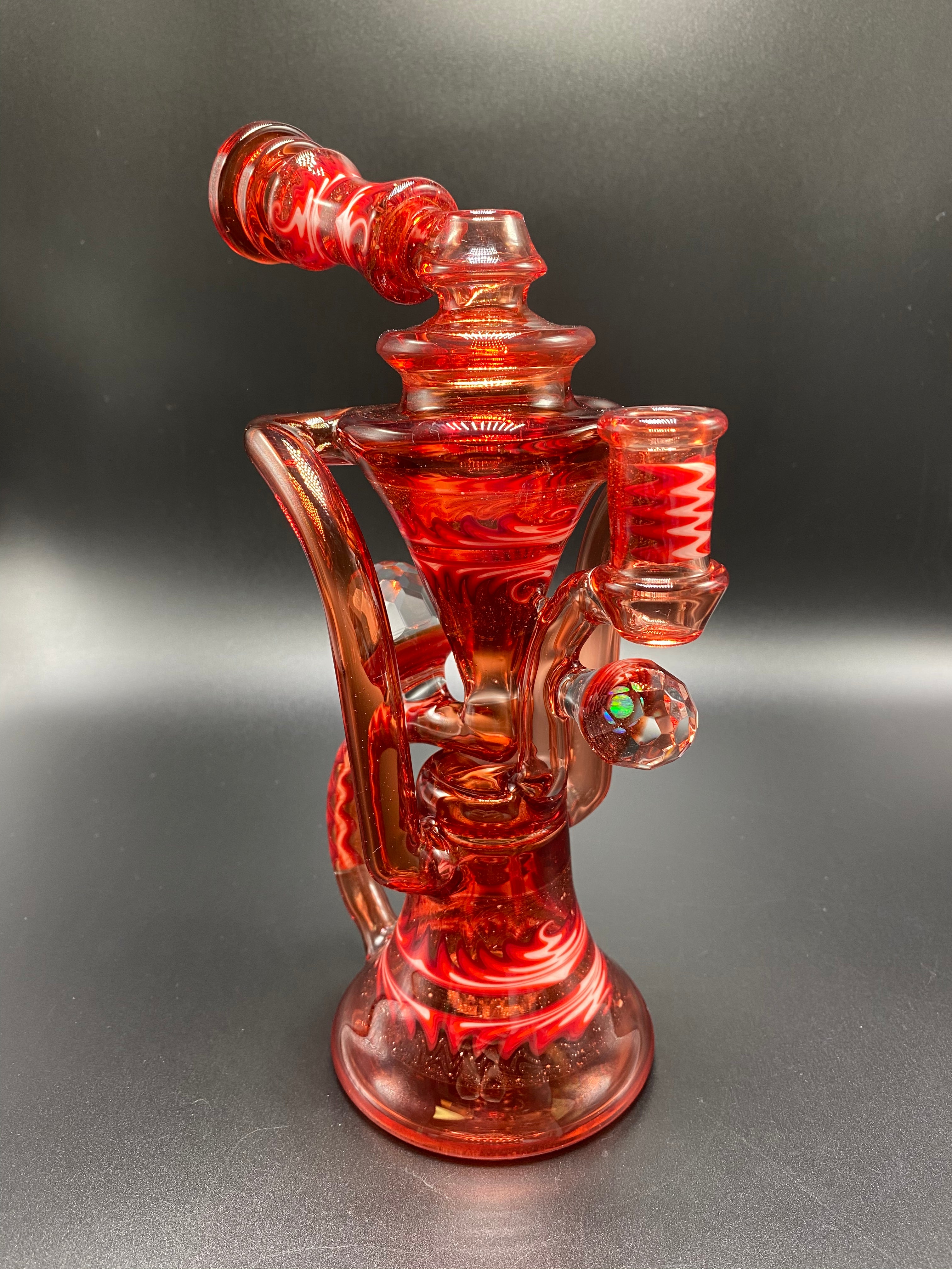 Distortion Glass / Pomegranate Floating Recycler