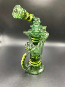 Distortion Glass / Green StarDust Floating Recycler