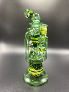 Distortion Glass / Green StarDust Floating Recycler