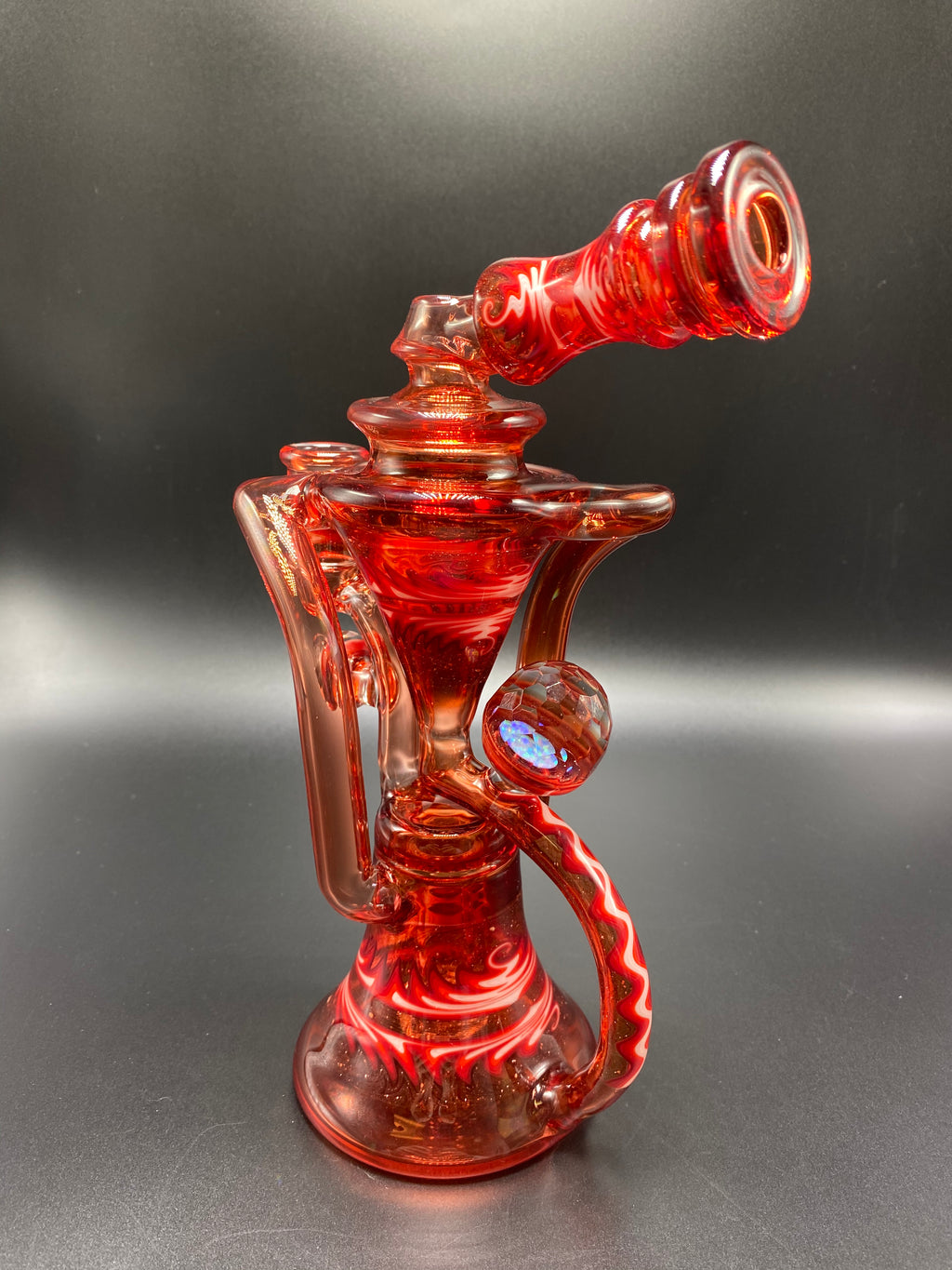 Distortion Glass / Pomegranate Floating Recycler