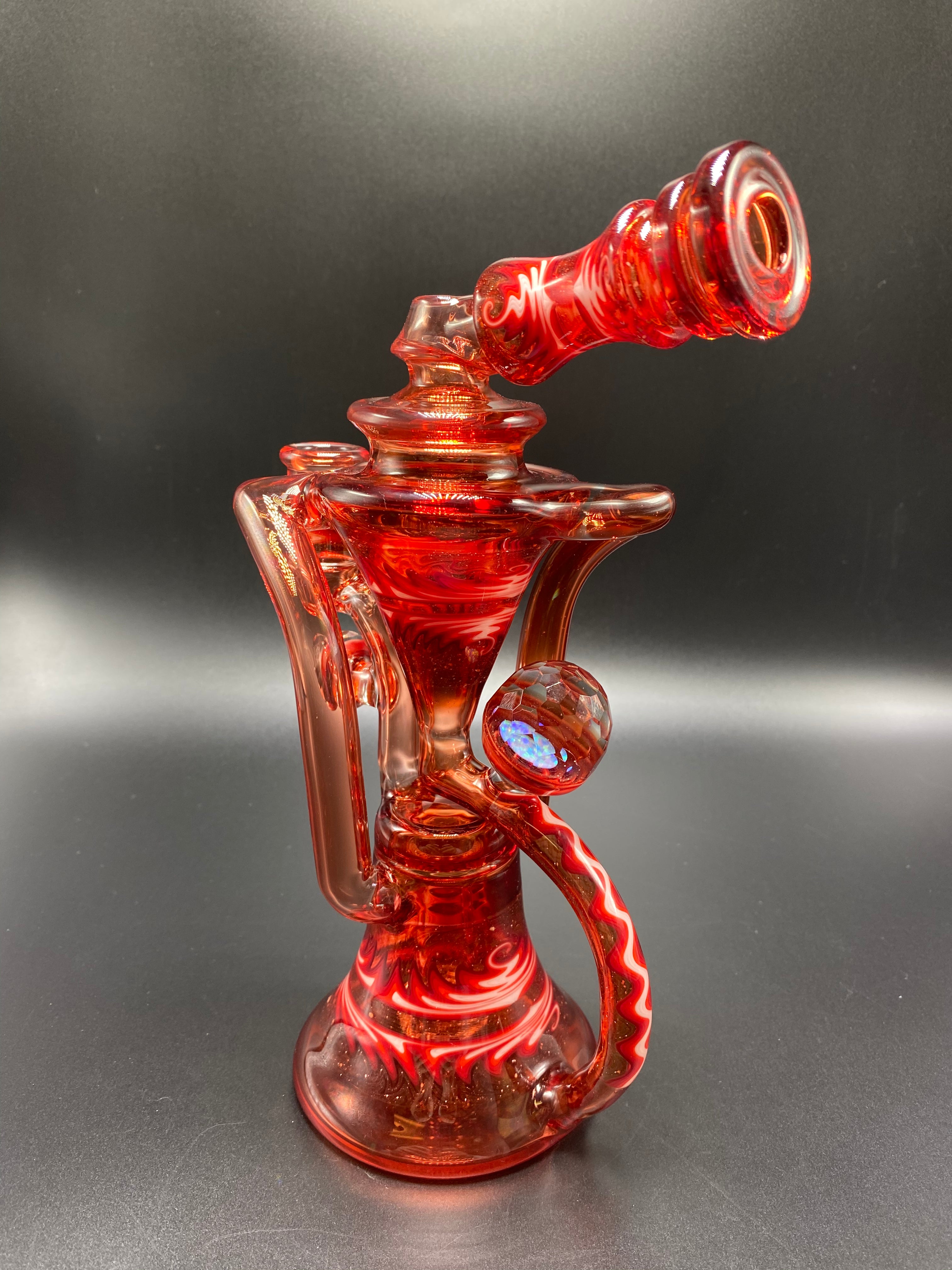 Distortion Glass / Pomegranate Floating Recycler
