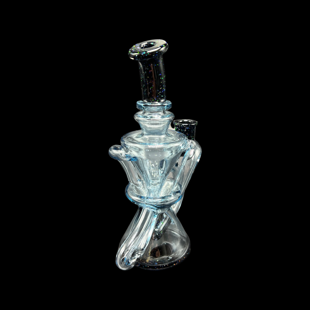 CaptnCronic Glass Mini TwoAndThrough w/ Crushed Opal