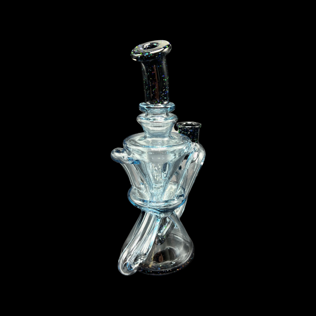 CaptnCronic Glass Mini TwoAndThrough w/ Crushed Opal