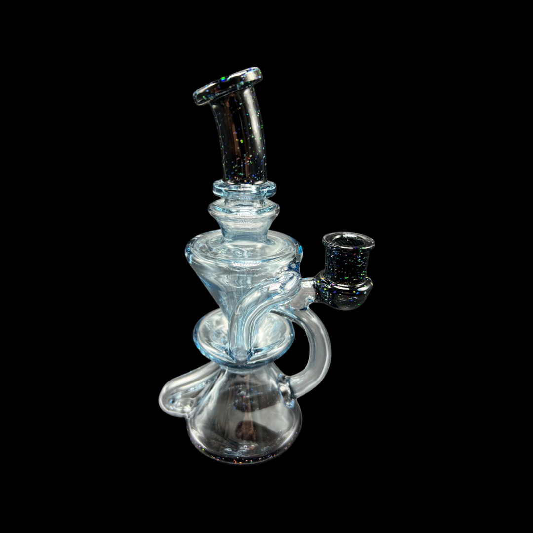 CaptnCronic Glass Mini TwoAndThrough w/ Crushed Opal