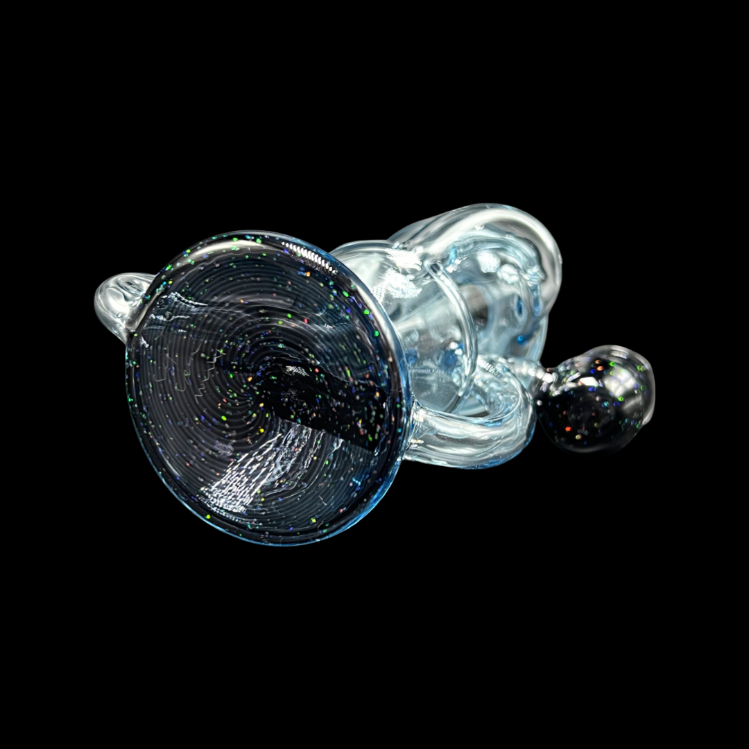 CaptnCronic Glass Mini TwoAndThrough w/ Crushed Opal