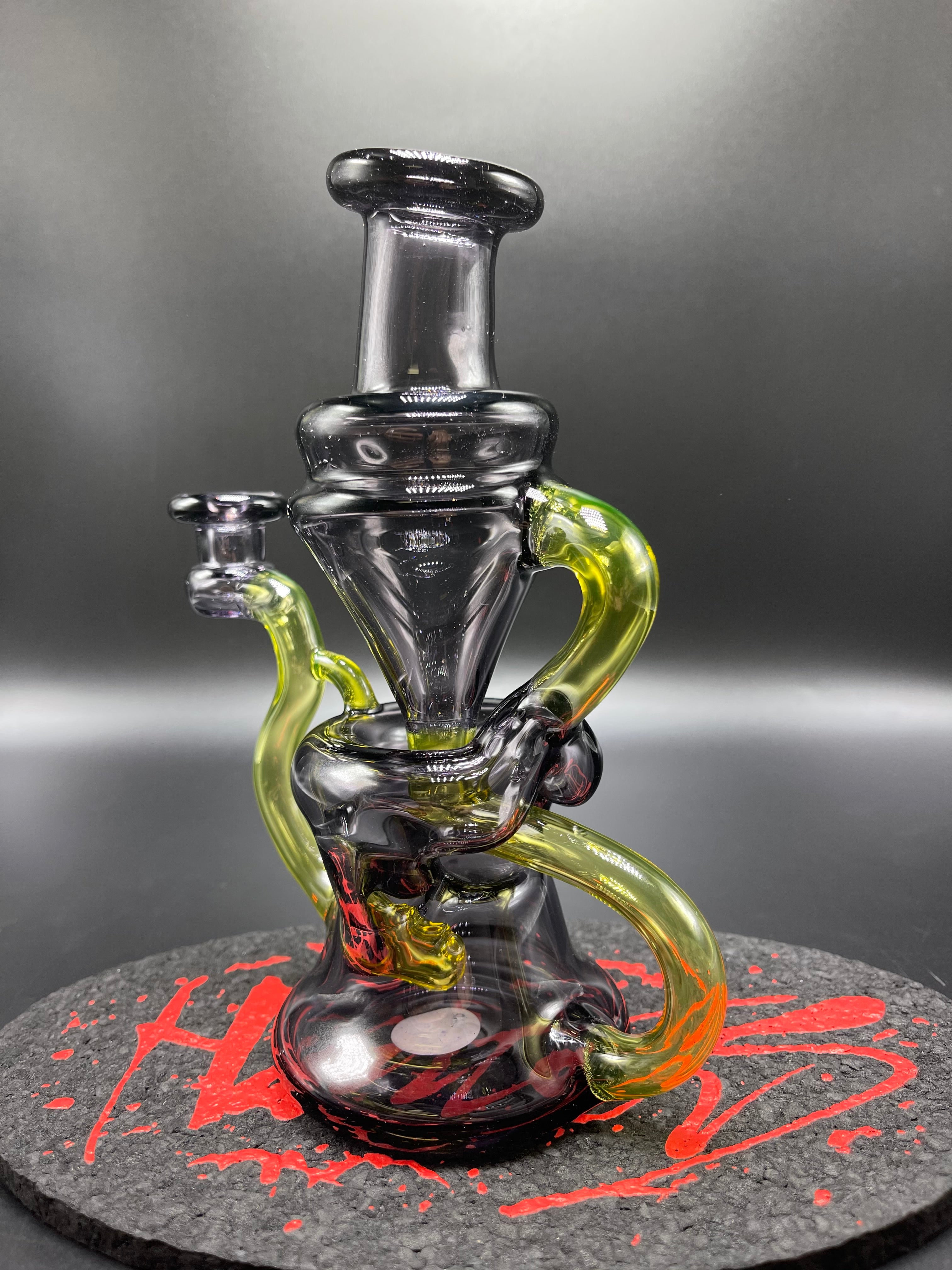 Hunter S Glass Single Saddle (Dusk/Citrine UV)