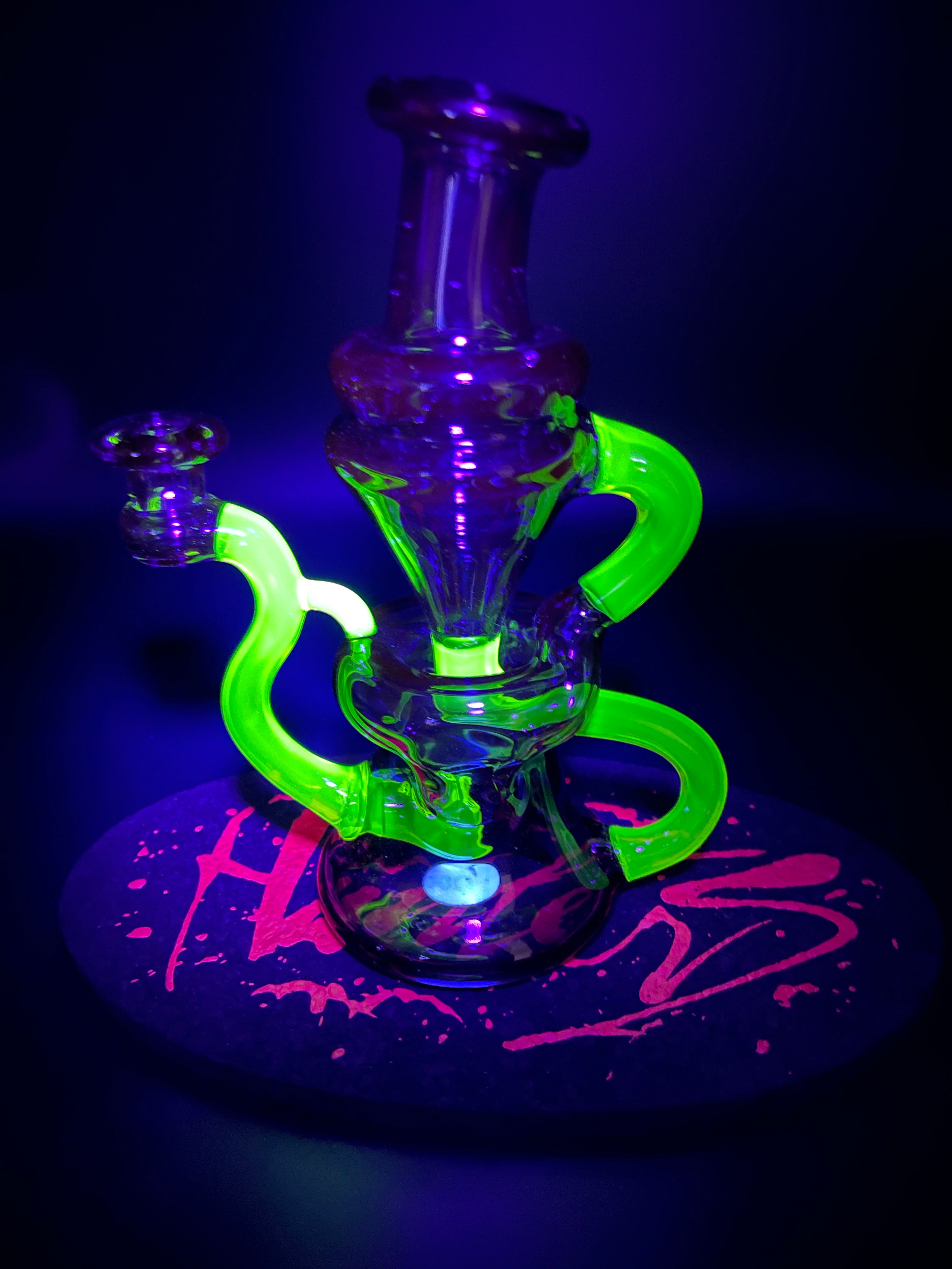 Hunter S Glass Single Saddle (Dusk/Citrine UV)