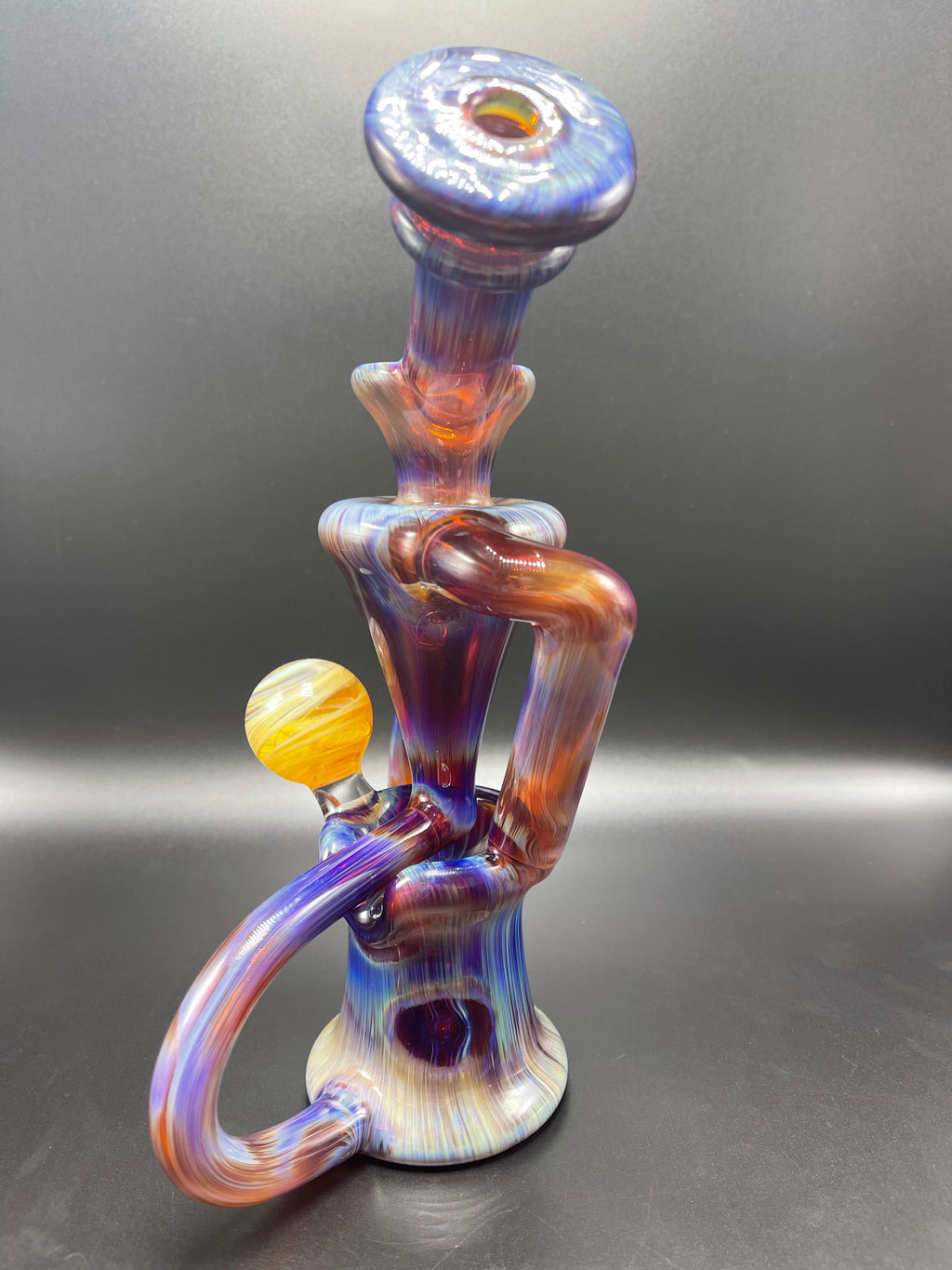 Curse Glass / Amber Purple Floating Recycler