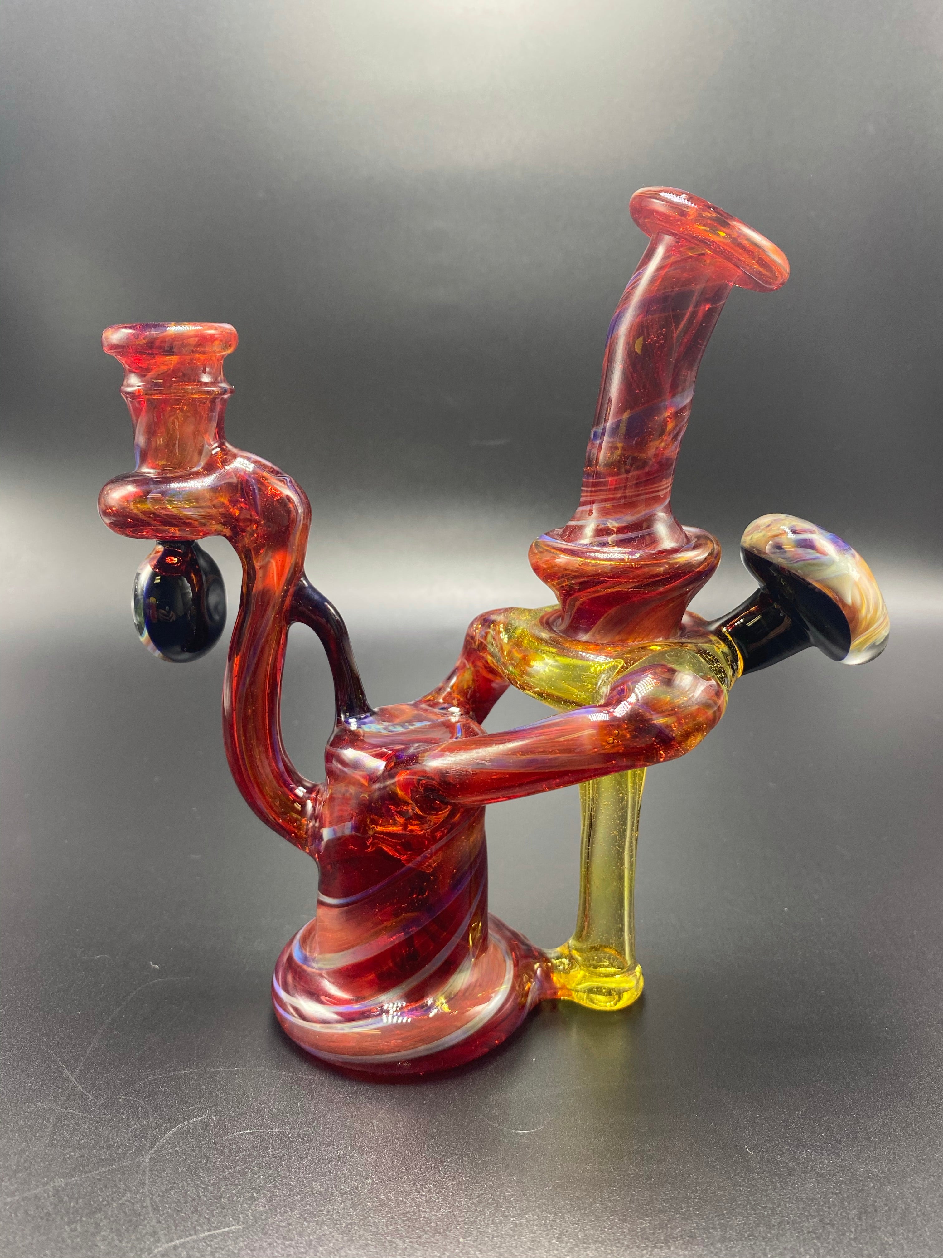 SpunOut Glass / SideCar Recycler (Multi-Colors)