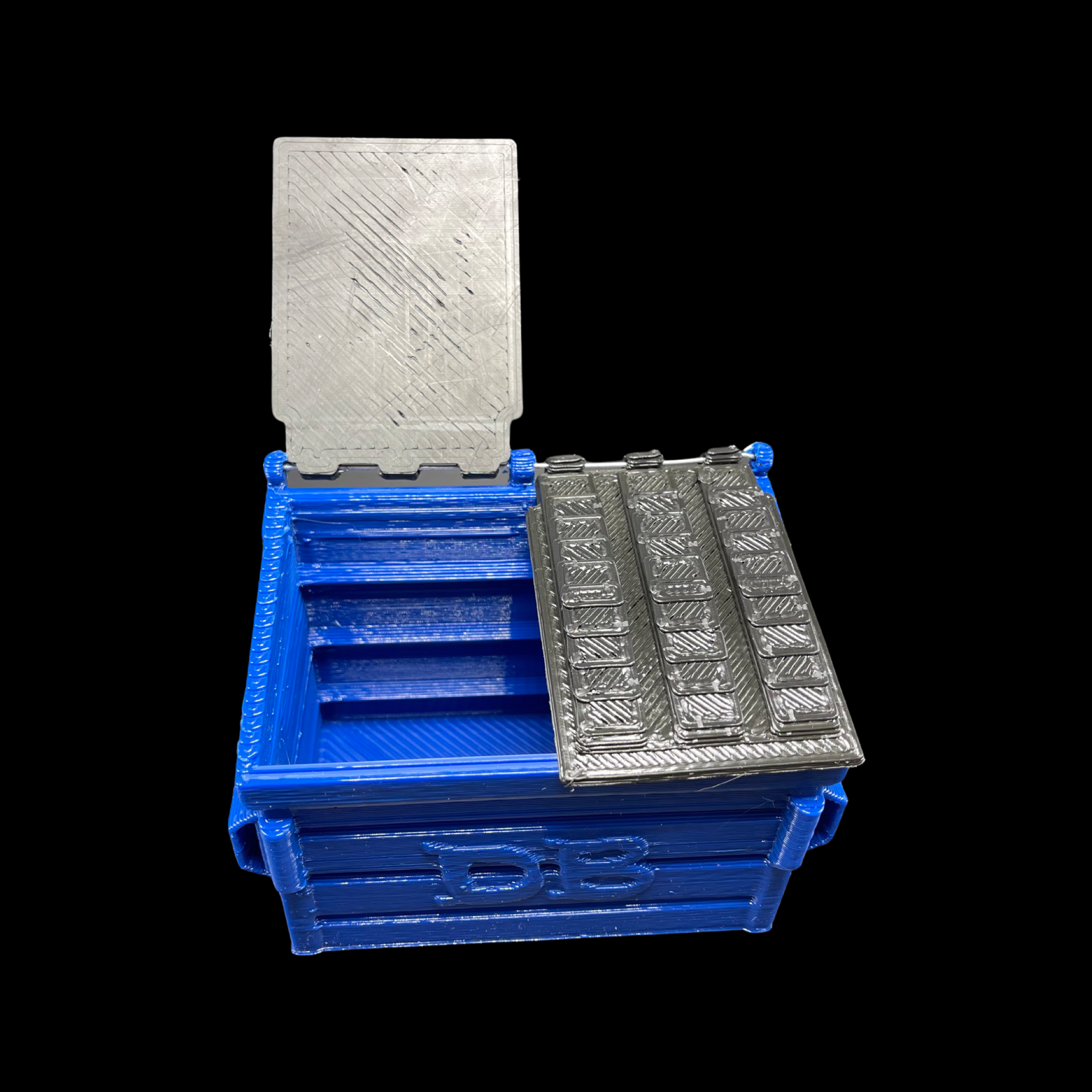 Dabber Box Q Tip Dumpster Blue