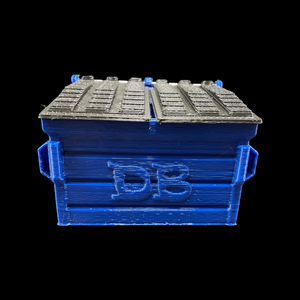 Dabber Box Q Tip Dumpster Blue
