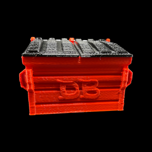 Dabber Box Q Tip Dumpster Red