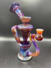 Load image into Gallery viewer, Curse Glass / Amber Purple Floating Recycler
