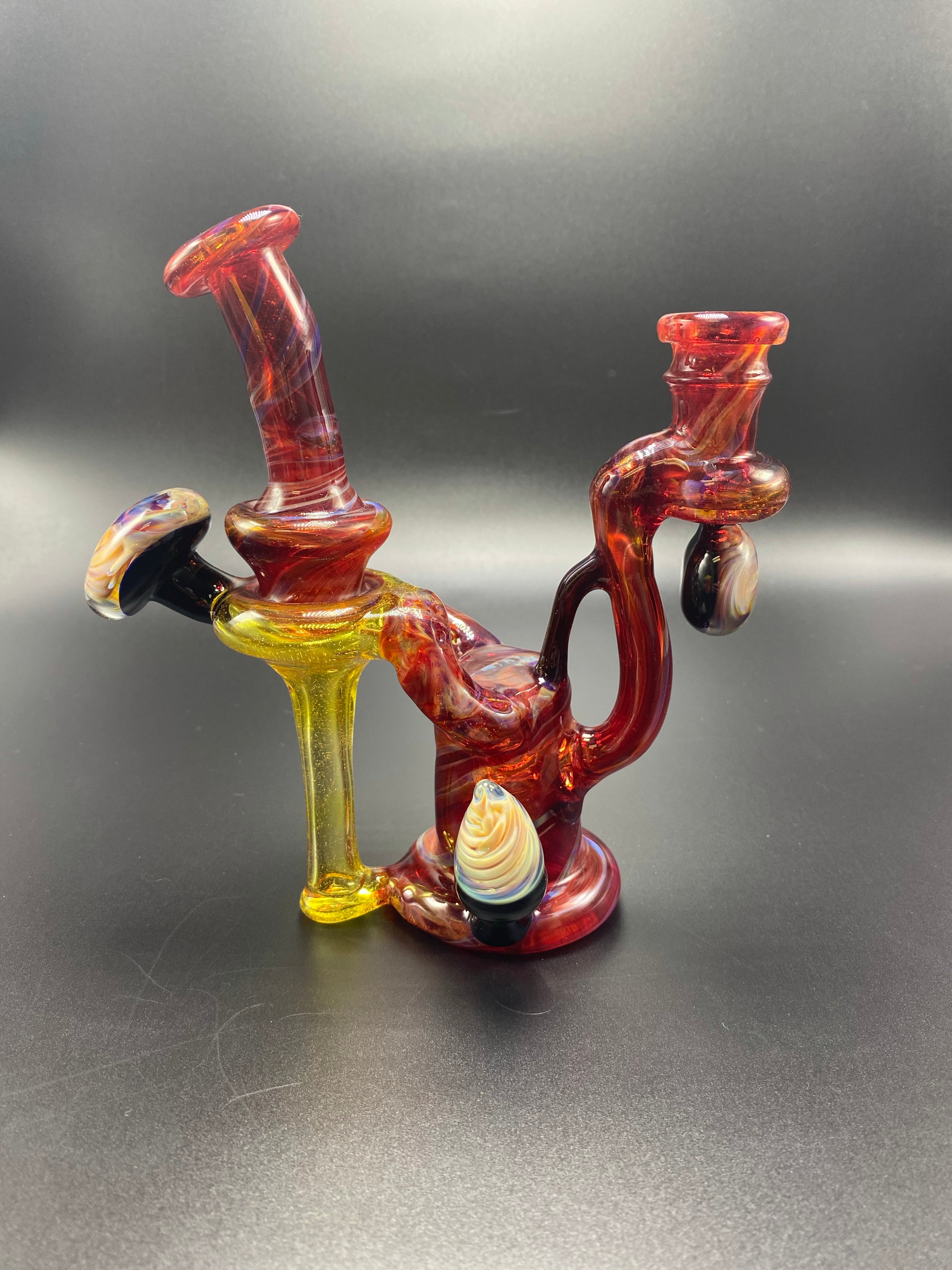 SpunOut Glass / SideCar Recycler (Multi-Colors)